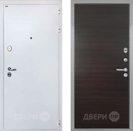 Входная металлическая Дверь Интекрон (INTECRON) Колизей White Гладкая Эковенге поперечный в Павловском Посаде