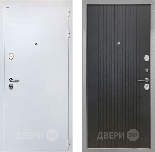 Входная металлическая Дверь Интекрон (INTECRON) Колизей White ФЛ-295 Лофт черный в Павловском Посаде