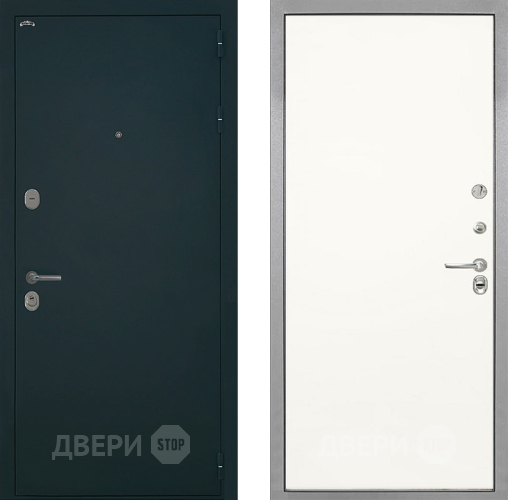 Входная металлическая Дверь Интекрон (INTECRON) Греция Гладкая Слоновая кость в Павловском Посаде