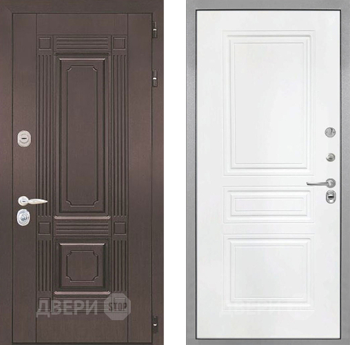 Входная металлическая Дверь Интекрон (INTECRON) Италия ФЛ-243 Белый матовый в Павловском Посаде