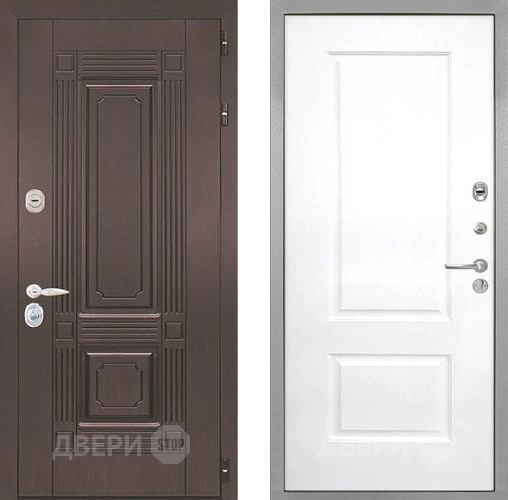 Входная металлическая Дверь Интекрон (INTECRON) Италия Альба Роял Вуд белый в Павловском Посаде