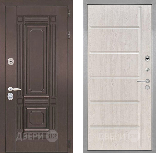 Входная металлическая Дверь Интекрон (INTECRON) Италия ФЛ-102 Сосна белая в Павловском Посаде