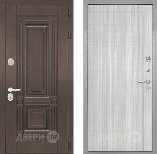 Входная металлическая Дверь Интекрон (INTECRON) Италия В-07 с молдингом Сандал белый в Павловском Посаде