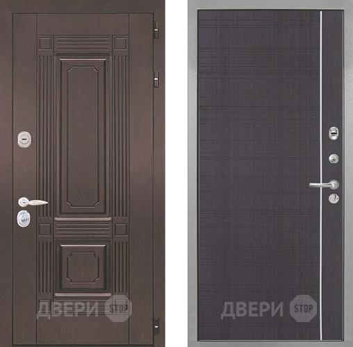 Входная металлическая Дверь Интекрон (INTECRON) Италия В-07 с молдингом Венге в Павловском Посаде