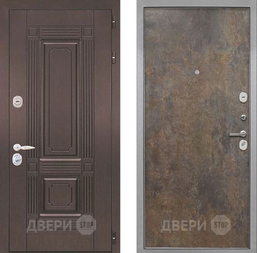 Входная металлическая Дверь Интекрон (INTECRON) Италия Гладкая Гранж в Павловском Посаде