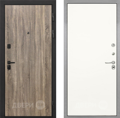 Дверь Интекрон (INTECRON) Профит Black Дуб Турин Гладкая Слоновая кость в Павловском Посаде