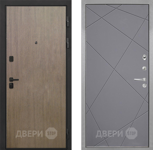 Дверь Интекрон (INTECRON) Профит Black Венге Коричневый Лучи-М Графит софт в Павловском Посаде