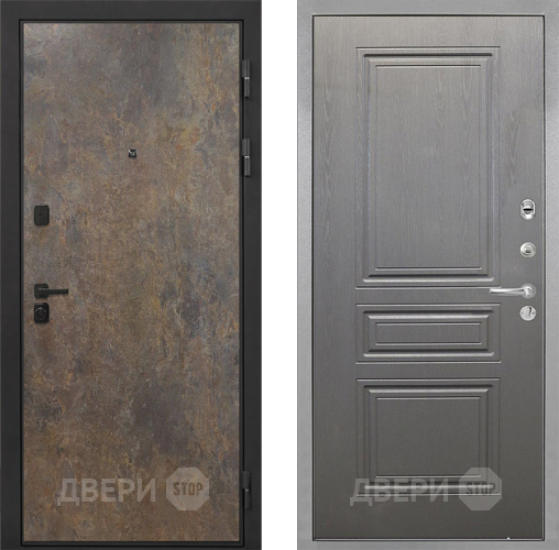 Дверь Интекрон (INTECRON) Профит Black Гранж ФЛ-243 Графит вуд дуб в Павловском Посаде