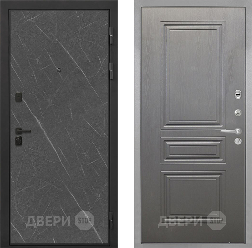 Дверь Интекрон (INTECRON) Профит Black Гранит Лава Оникс ФЛ-243 Графит вуд дуб в Павловском Посаде