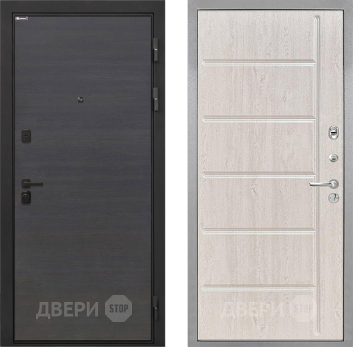 Входная металлическая Дверь Интекрон (INTECRON) Профит Black Эковенге ФЛ-102 Сосна белая в Павловском Посаде