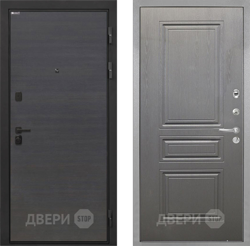 Дверь Интекрон (INTECRON) Профит Black Эковенге ФЛ-243 Графит вуд дуб в Павловском Посаде