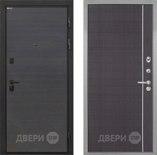 Входная металлическая Дверь Интекрон (INTECRON) Профит Black Эковенге В-07 с молдингом Венге в Павловском Посаде