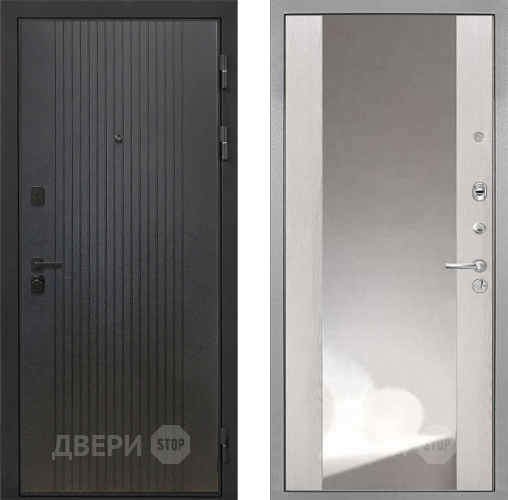Дверь Интекрон (INTECRON) Профит Black ФЛ-295 ФЛЗ-516 Зеркало Сосна белая в Павловском Посаде