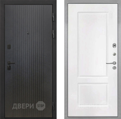 Дверь Интекрон (INTECRON) Профит Black ФЛ-295 КВ-2 Белый матовый в Павловском Посаде