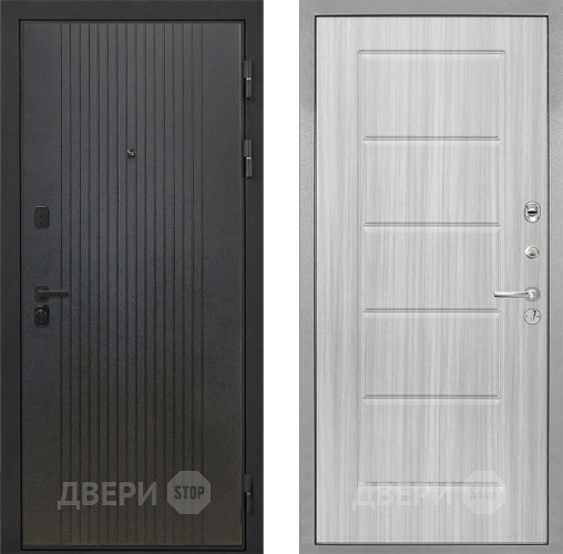 Входная металлическая Дверь Интекрон (INTECRON) Профит Black ФЛ-295 ФЛ-39 Сандал белый в Павловском Посаде