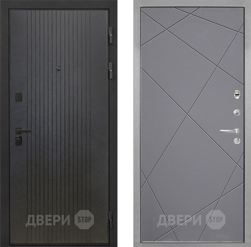 Дверь Интекрон (INTECRON) Профит Black ФЛ-295 Лучи-М Графит софт в Павловском Посаде