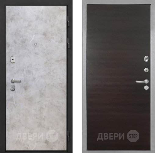 Дверь Интекрон (INTECRON) Гектор Мрамор Светлый Гладкая Эковенге поперечный в Павловском Посаде