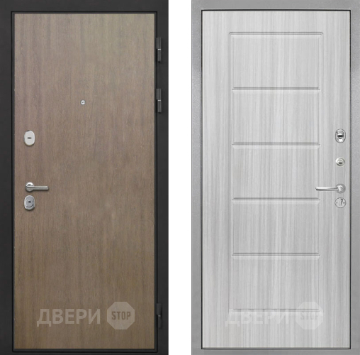 Входная металлическая Дверь Интекрон (INTECRON) Гектор Венге Коричневый ФЛ-39 Сандал белый в Павловском Посаде