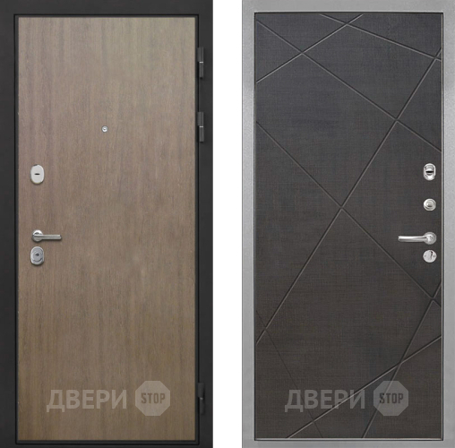 Входная металлическая Дверь Интекрон (INTECRON) Гектор Венге Коричневый Лучи-М Венге распил кофе в Павловском Посаде