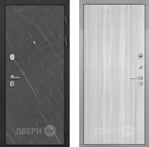 Входная металлическая Дверь Интекрон (INTECRON) Гектор Гранит Лава Оникс В-07 с молдингом Сандал белый в Павловском Посаде