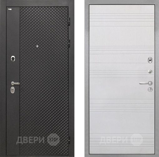 Входная металлическая Дверь Интекрон (INTECRON) Олимпия Black 4К ФЛ-316 Белый ясень в Павловском Посаде
