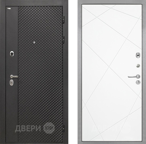 Входная металлическая Дверь Интекрон (INTECRON) Олимпия Black 4К Лучи-М Софт милк в Павловском Посаде