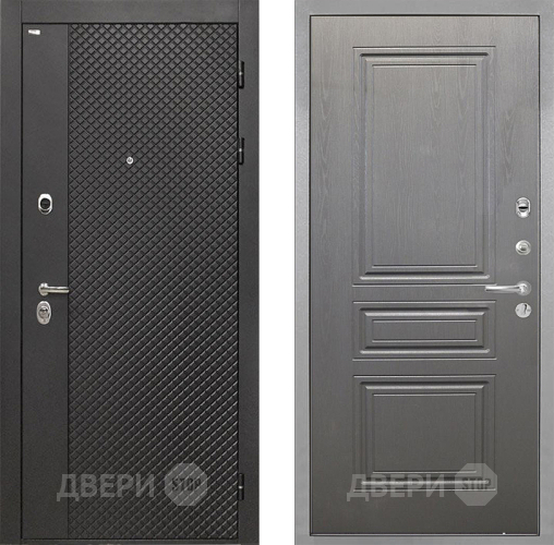 Дверь Интекрон (INTECRON) Олимпия Black 4К ФЛ-243 Графит вуд дуб в Павловском Посаде