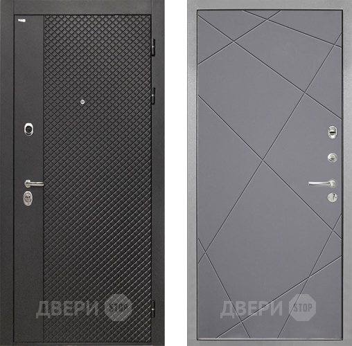 Дверь Интекрон (INTECRON) Олимпия Black 4К Лучи-М Графит софт в Павловском Посаде