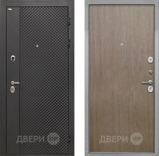 Дверь Интекрон (INTECRON) Олимпия Black 4К Гладкая шпон Венге коричневый в Павловском Посаде