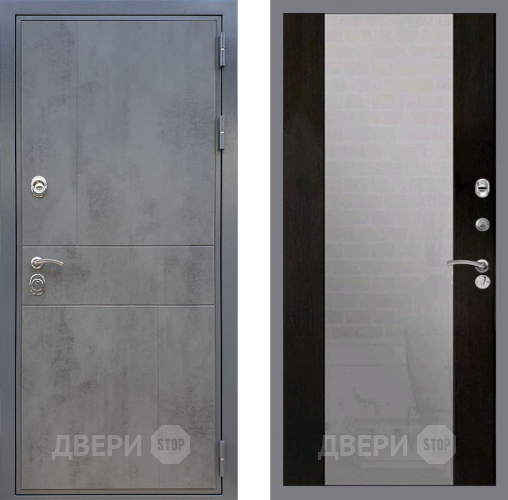 Входная металлическая Дверь Рекс (REX) ФЛ-290 СБ-16 Зеркало Венге в Павловском Посаде