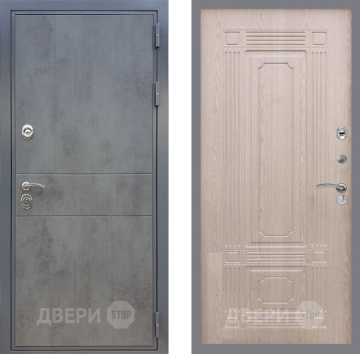 Входная металлическая Дверь Рекс (REX) ФЛ-290 FL-2 Беленый дуб в Павловском Посаде