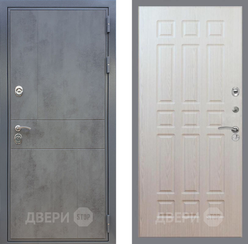 Входная металлическая Дверь Рекс (REX) ФЛ-290 FL-33 Беленый дуб в Павловском Посаде