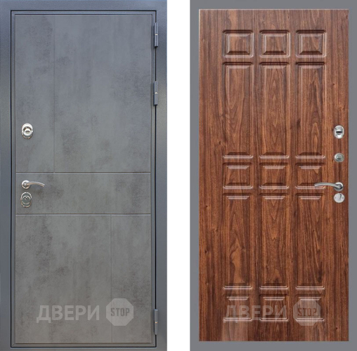 Дверь Рекс (REX) ФЛ-290 FL-33 орех тисненый в Павловском Посаде