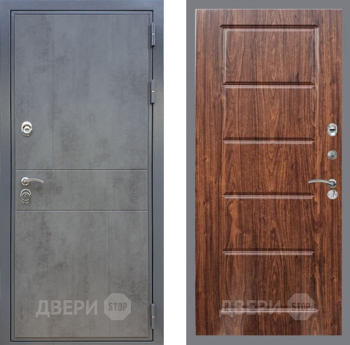 Входная металлическая Дверь Рекс (REX) ФЛ-290 FL-39 орех тисненый в Павловском Посаде