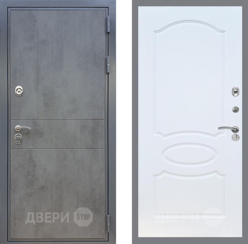 Дверь Рекс (REX) ФЛ-290 FL-128 Белый ясень в Павловском Посаде