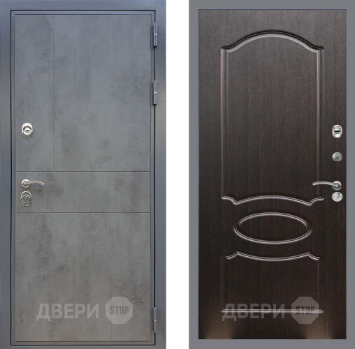Входная металлическая Дверь Рекс (REX) ФЛ-290 FL-128 Венге светлый в Павловском Посаде