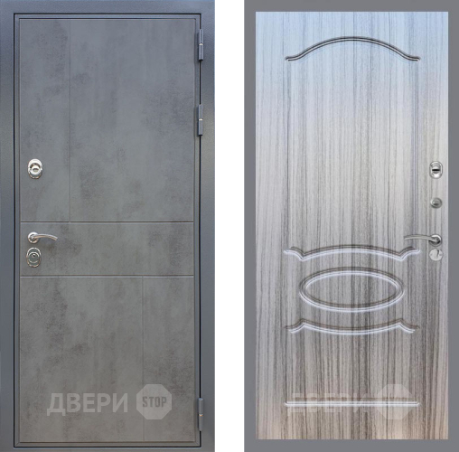 Входная металлическая Дверь Рекс (REX) ФЛ-290 FL-128 Сандал грей в Павловском Посаде