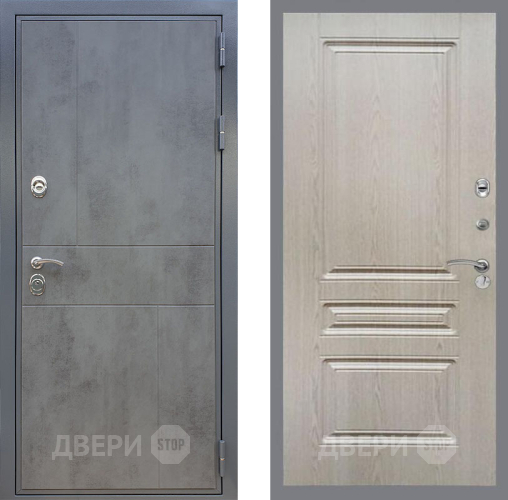 Входная металлическая Дверь Рекс (REX) ФЛ-290 FL-243 Беленый дуб в Павловском Посаде