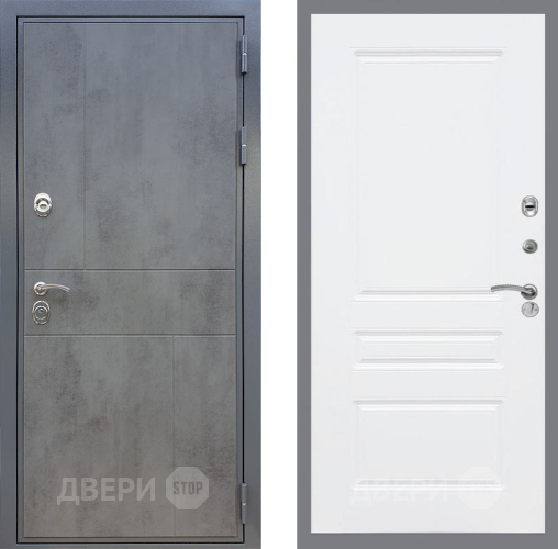 Входная металлическая Дверь Рекс (REX) ФЛ-290 FL-243 Силк Сноу в Павловском Посаде