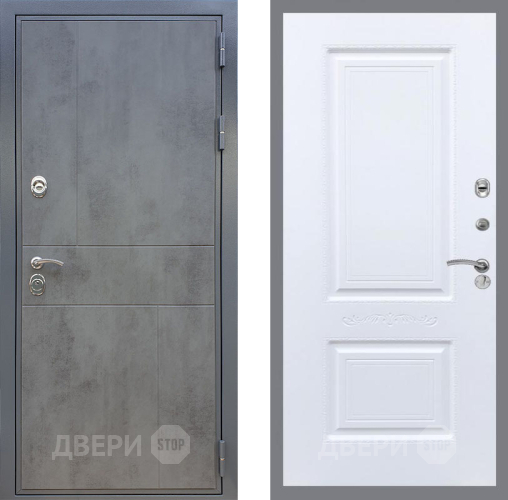 Входная металлическая Дверь Рекс (REX) ФЛ-290 Смальта Силк Сноу в Павловском Посаде
