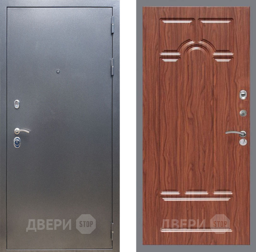 Входная металлическая Дверь Рекс (REX) 11 FL-58 орех тисненый в Павловском Посаде
