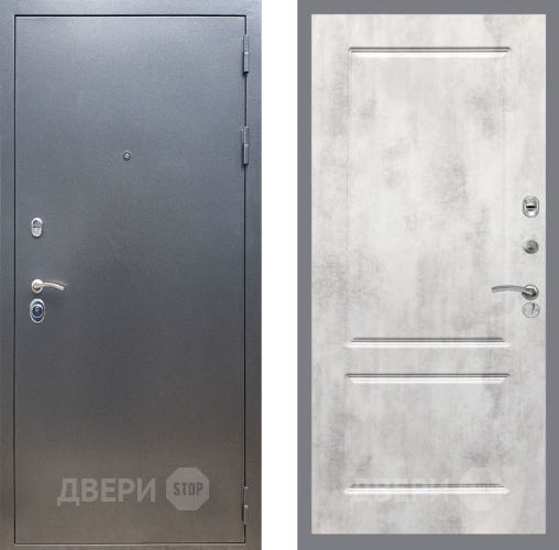 Входная металлическая Дверь Рекс (REX) 11 FL-117 Бетон светлый в Павловском Посаде