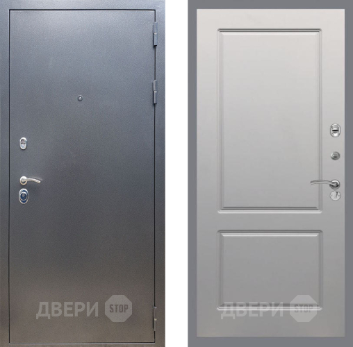 Входная металлическая Дверь Рекс (REX) 11 FL-117 Грей софт в Павловском Посаде