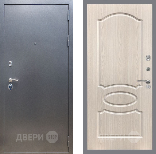 Входная металлическая Дверь Рекс (REX) 11 FL-128 Беленый дуб в Павловском Посаде