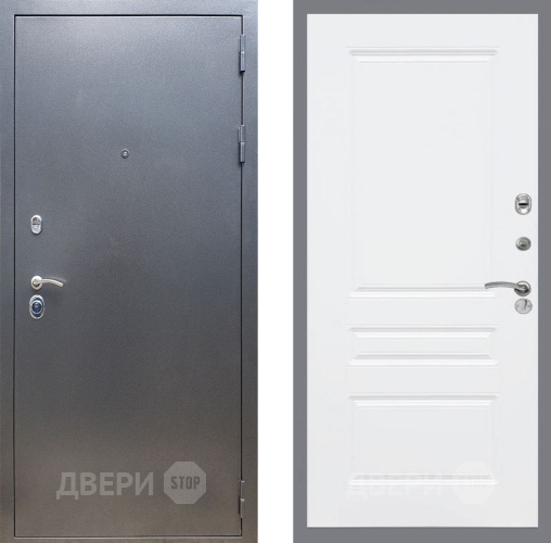 Входная металлическая Дверь Рекс (REX) 11 FL-243 Силк Сноу в Павловском Посаде