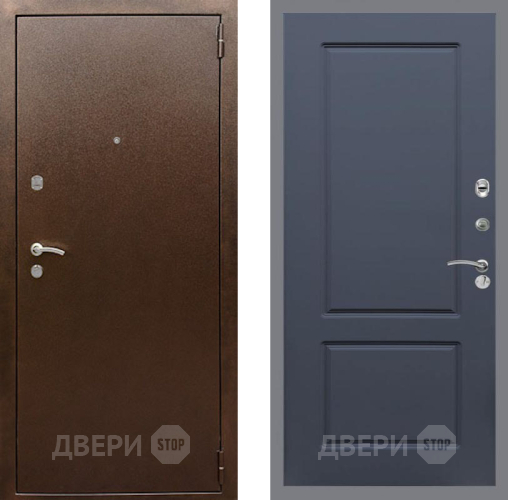Входная металлическая Дверь Рекс (REX) 1А Медный Антик FL-117 Силк титан в Павловском Посаде