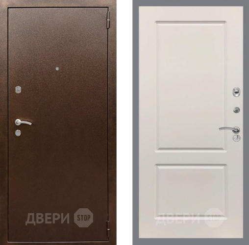 Входная металлическая Дверь Рекс (REX) 1А Медный Антик FL-117 Шампань в Павловском Посаде