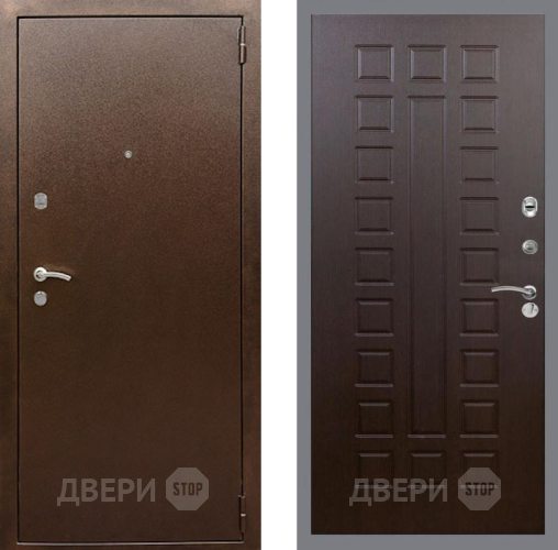 Входная металлическая Дверь Рекс (REX) 1А Медный Антик FL-183 Венге в Павловском Посаде