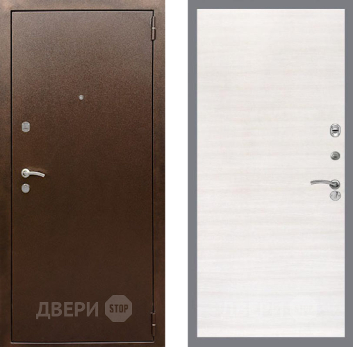 Входная металлическая Дверь Рекс (REX) 1А Медный Антик GL Акация в Павловском Посаде