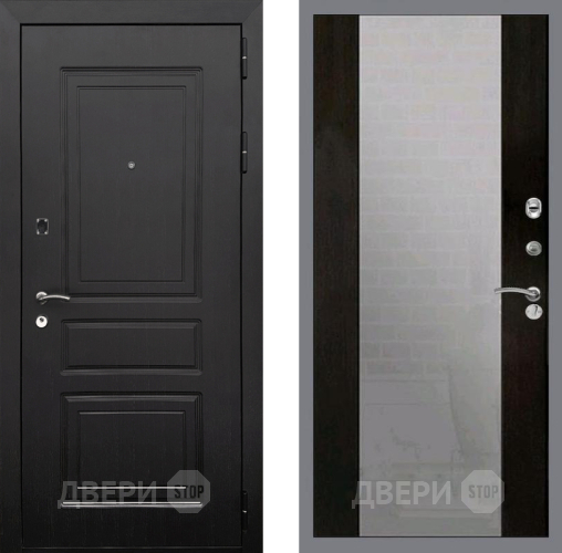 Входная металлическая Дверь Рекс (REX) 6 Венге СБ-16 Зеркало Венге в Павловском Посаде